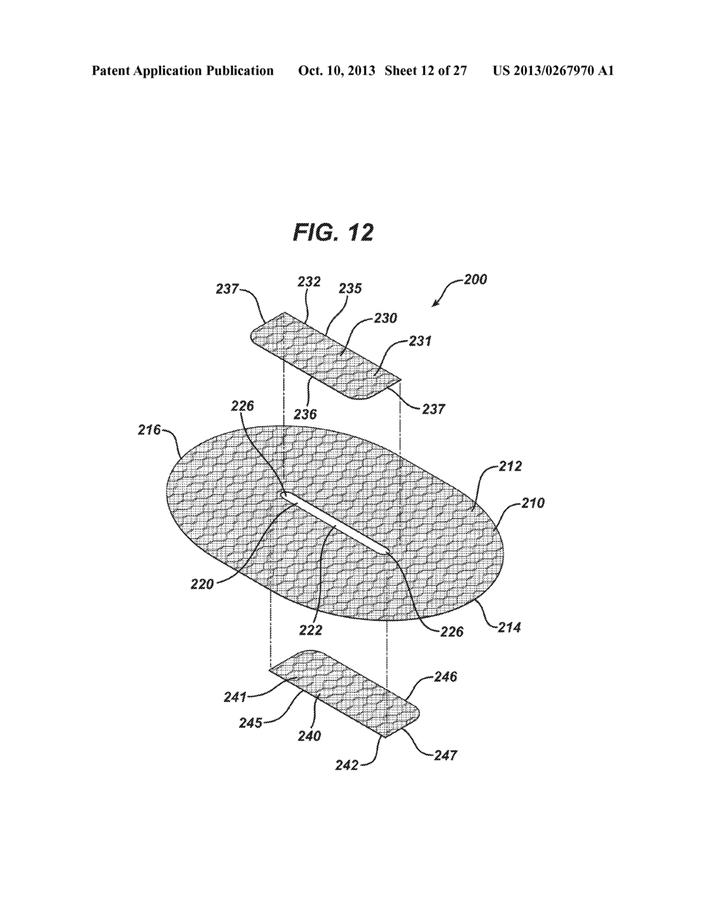 SINGLE PLANE TISSUE REPAIR PATCH - diagram, schematic, and image 13