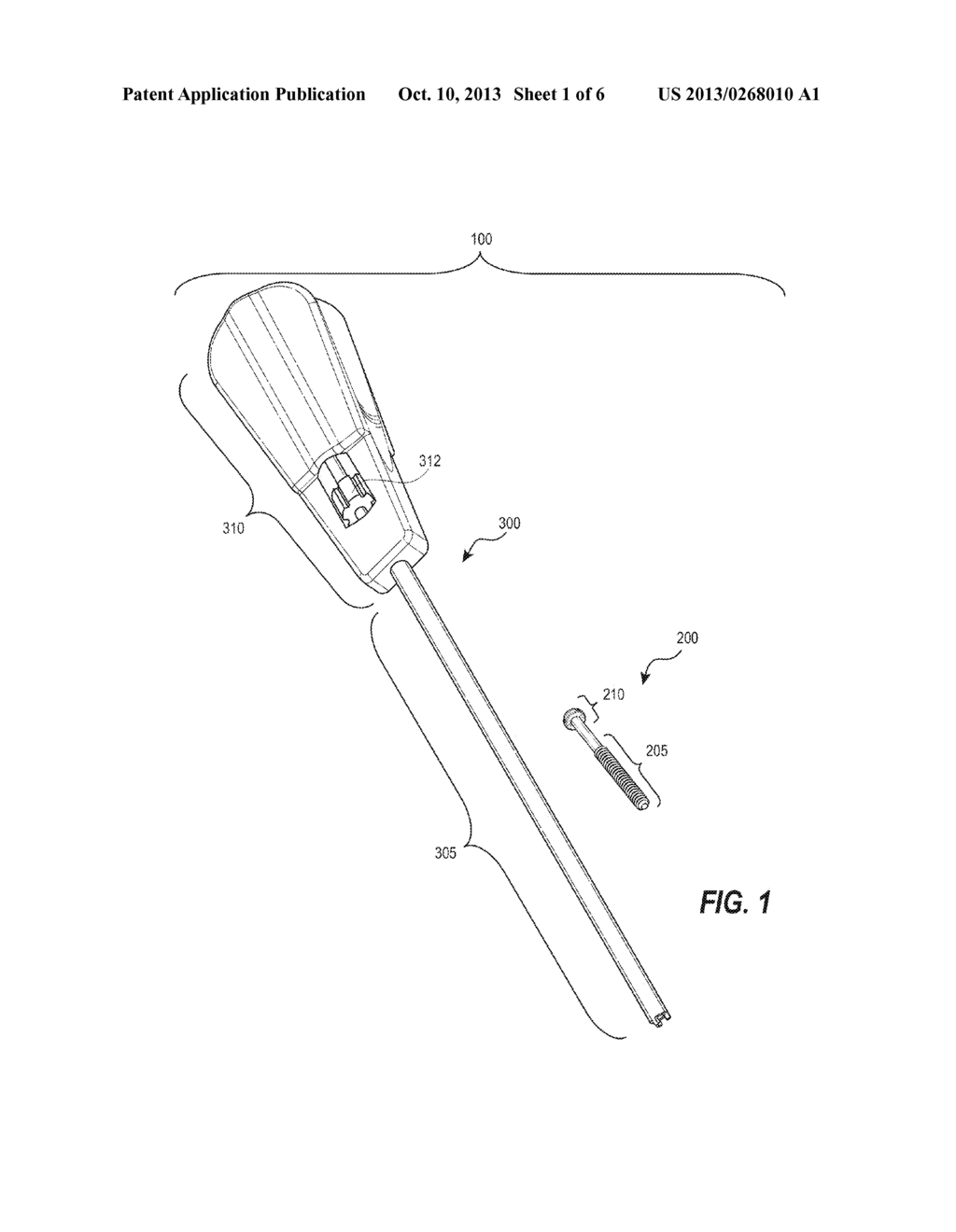 BONE SCREW AND SELF-RETAINING DRIVER - diagram, schematic, and image 02