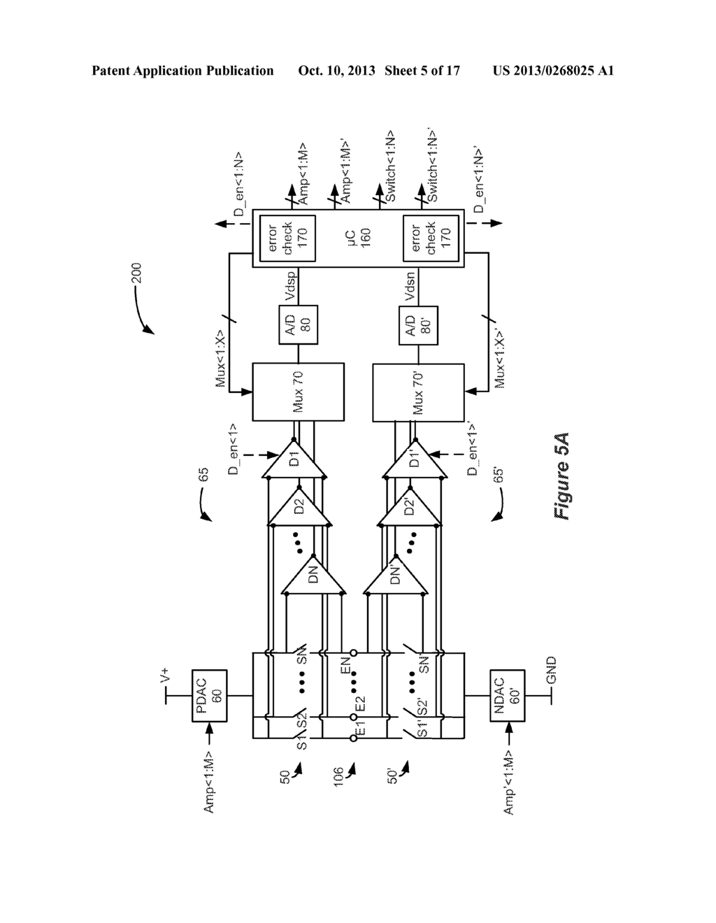 Verifying Correct Operation of an Implantable Neurostimulator Device Using     Current Distribution Circuitry - diagram, schematic, and image 06