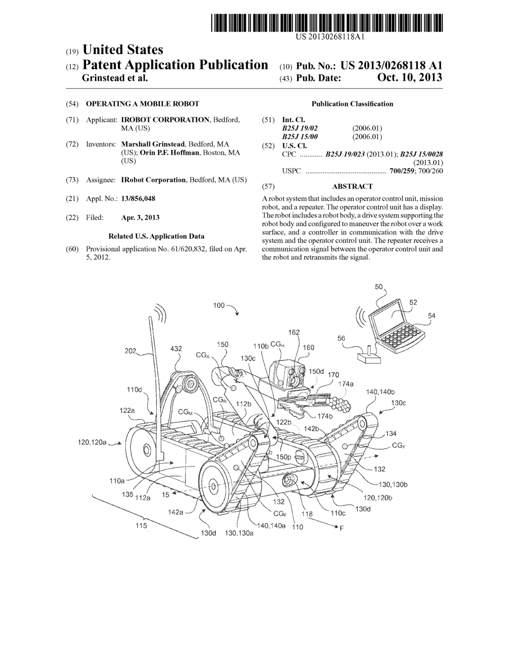 Operating A Mobile Robot - diagram, schematic, and image 01