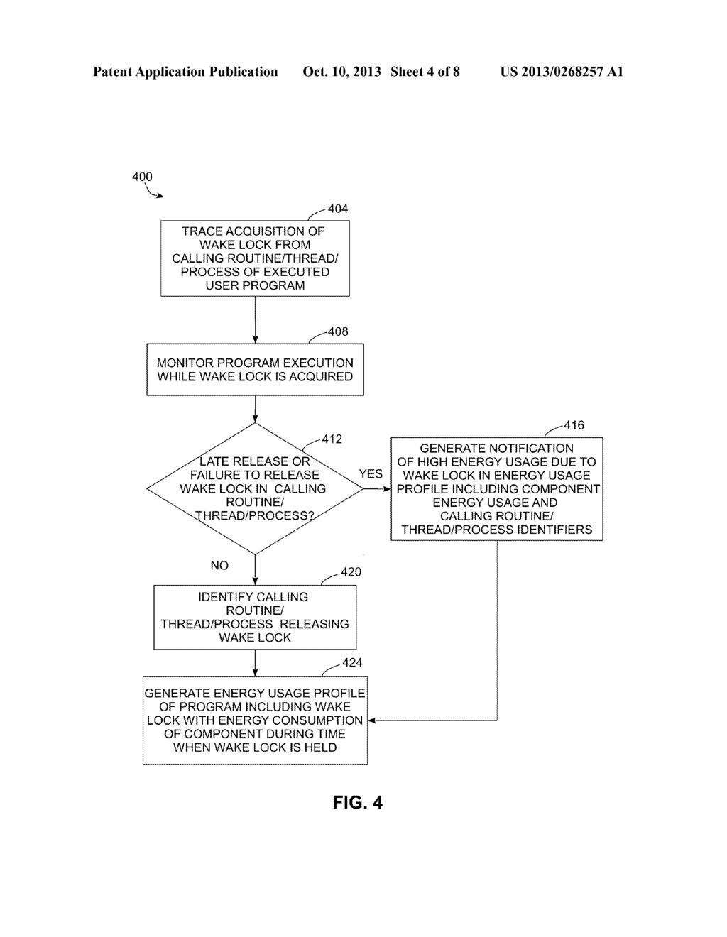 SYSTEM AND METHOD FOR ENERGY USAGE ACCOUNTING IN SOFTWARE APPLICATIONS - diagram, schematic, and image 05