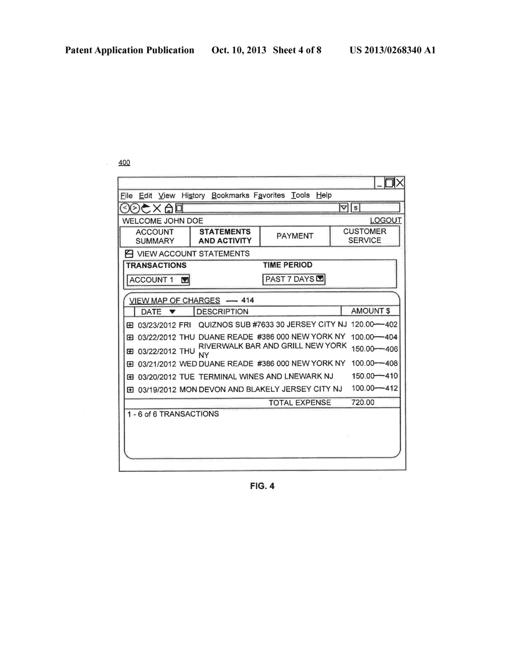 Method and System for Geographically Mapping Financial Transaction Data - diagram, schematic, and image 05