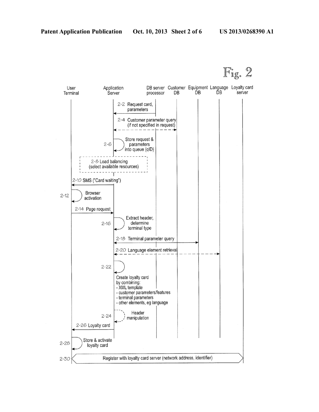 PROVIDING A CUSTOMIZED APPLICATION TO A USER TERMINAL - diagram, schematic, and image 03