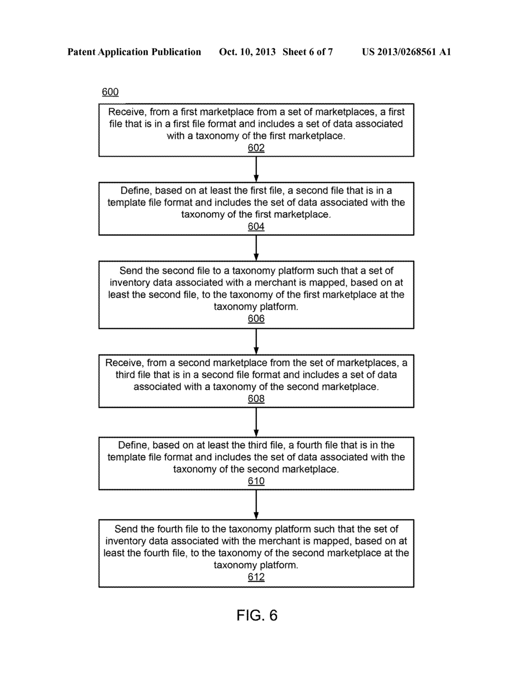 SYSTEMS AND METHODS FOR COMPRESSING AND EXTRACTING INFORMATION FROM     MARKETPLACE TAXONOMIES - diagram, schematic, and image 07