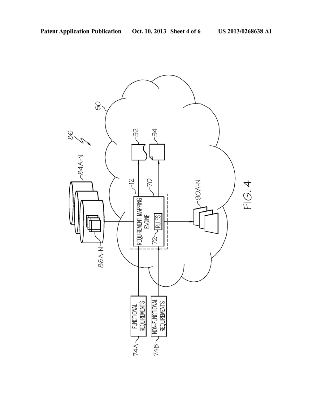 MAPPING REQUIREMENTS TO A SYSTEM TOPOLOGY IN A NETWORKED COMPUTING     ENVIRONMENT - diagram, schematic, and image 05