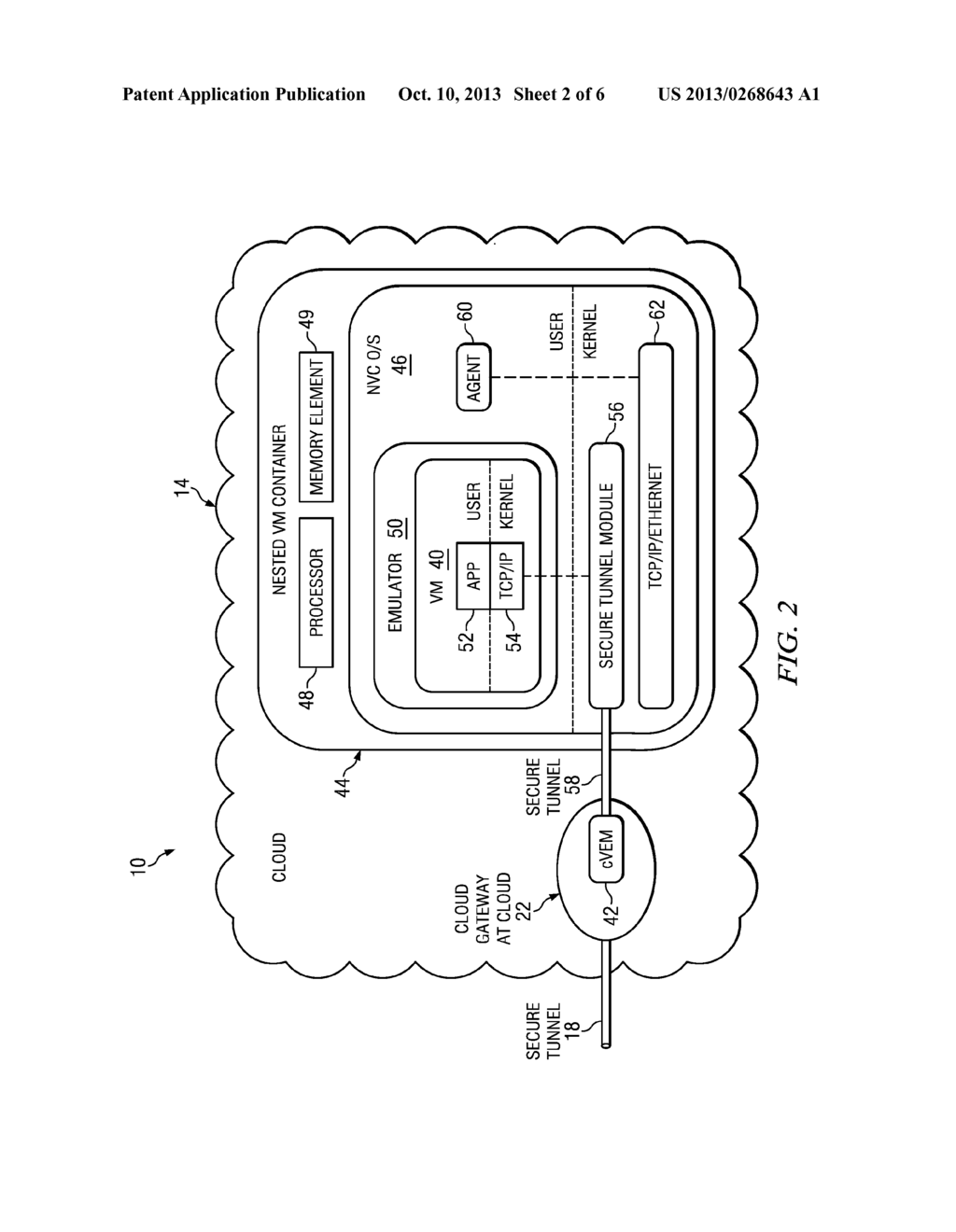 SYSTEM AND METHOD FOR MIGRATING APPLICATION VIRTUAL MACHINES IN A NETWORK     ENVIRONMENT - diagram, schematic, and image 03