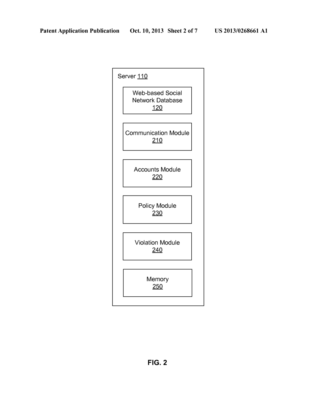 Automatically Managing Objectionable Behavior In A Web-Based Social     Network - diagram, schematic, and image 03