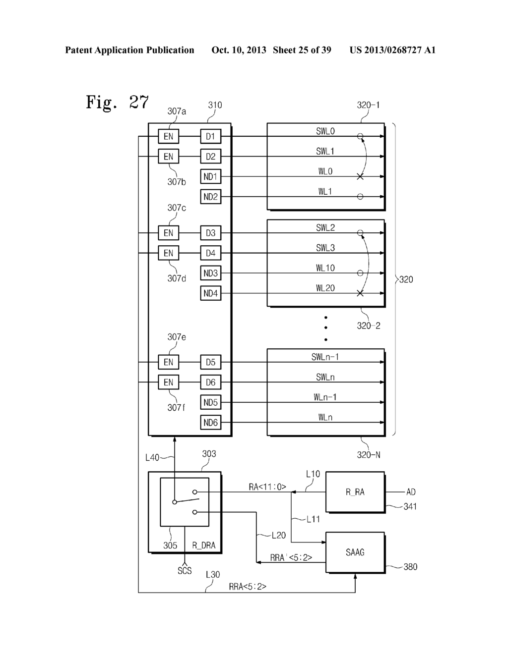 MEMORY SYSTEM FOR ACCESS CONCENTRATION DECREASE MANAGEMENT AND ACCESS     CONCENTRATION DECREASE METHOD - diagram, schematic, and image 26