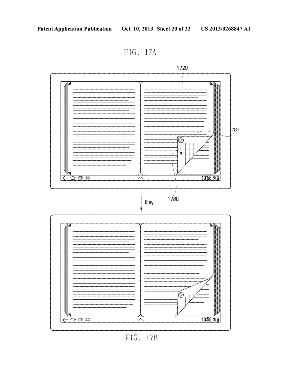 SYSTEM AND METHOD FOR DISPLAYING PAGES OF E-BOOK - diagram, schematic, and image 21