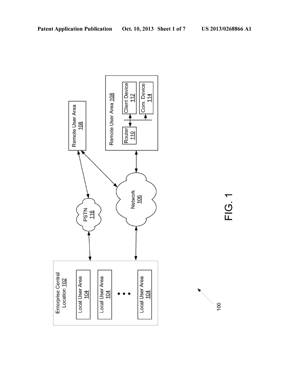 System and Method for Providing Single Click Enterprise Communication - diagram, schematic, and image 02