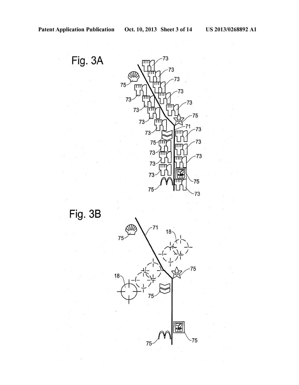 MAP SCROLLING METHOD AND APPARATUS FOR NAVIGATION SYSTEM FOR SELECTIVELY     DISPLAYING ICONS - diagram, schematic, and image 04