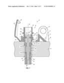 TOILET SEAT HINGE ASSEMBLY diagram and image