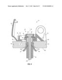 TOILET SEAT HINGE ASSEMBLY diagram and image