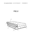 Bedding apparatus for use with a mattress, and method diagram and image