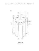 POSITIONING POLE AND A POSITIONING SYSTEM AND A METHOD OF POSITIONING A     POLE TO A COVERING diagram and image