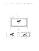 Advertising Device for Crowd Guiding System diagram and image