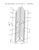 SCALE WITH A STOP RIM FOR A COLLECTING TABLE OF A HARVESTER HEAD FOR     HARVESTING SMALL FRUITS, AND HARVESTER HEAD USING SAME diagram and image