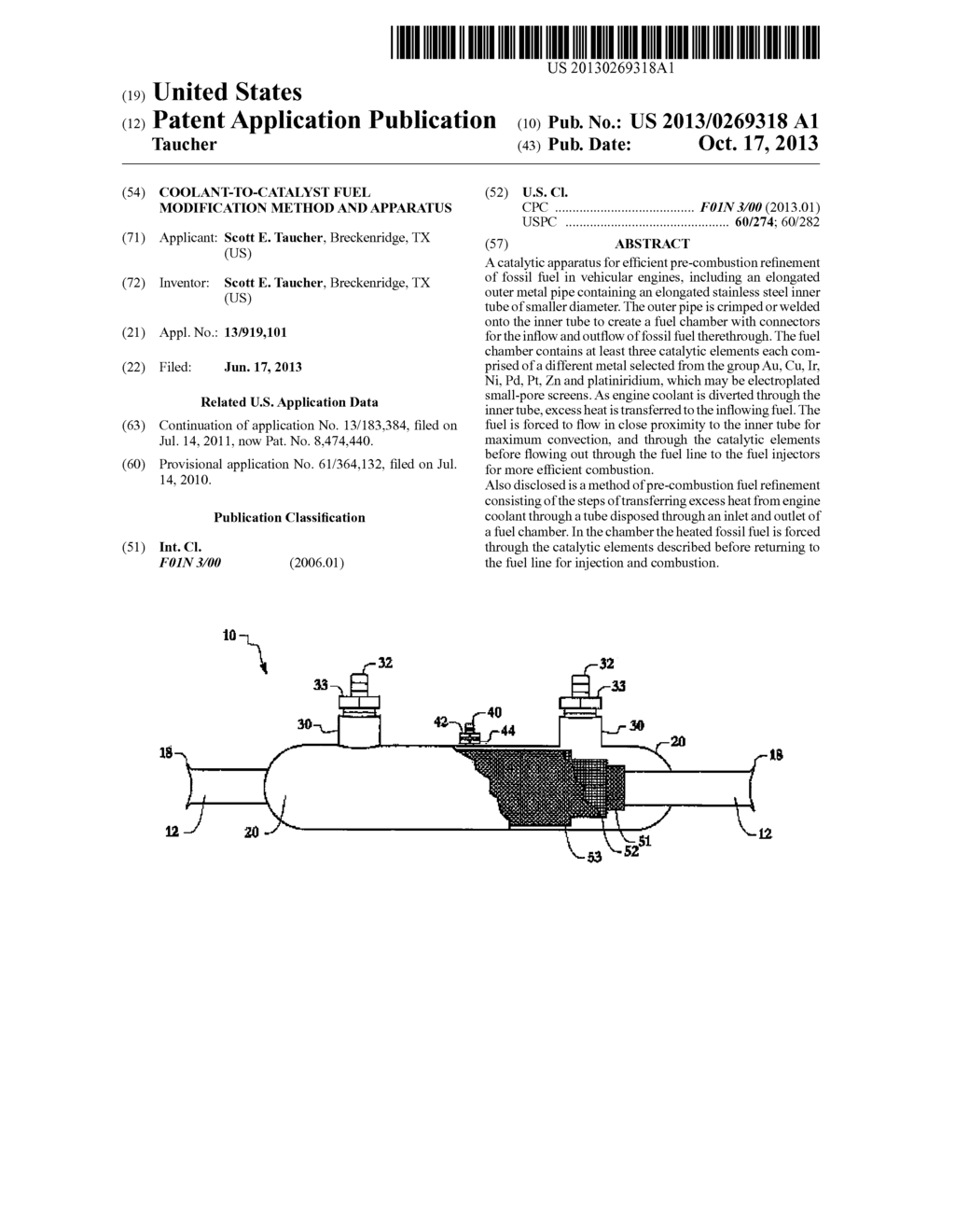 COOLANT-TO-CATALYST FUEL MODIFICATION METHOD AND APPARATUS - diagram, schematic, and image 01