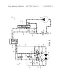 HYDRAULIC PRESSURE SYSTEM FOR A HYDRAULIC VEHICLE diagram and image