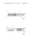 Measurement Transducer of a Thermal Mass Flow Meter for Determining the     Flow of a Medium through a Pipe and Method for Fabricating it diagram and image