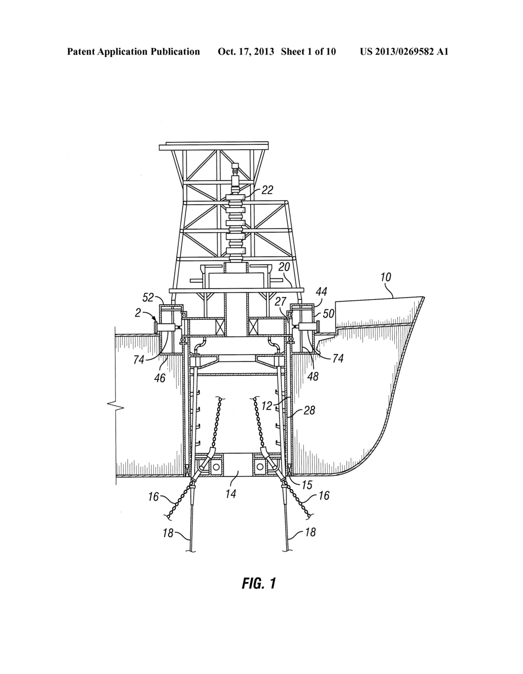 TURRET BEARING STRUCTURE FOR VESSELS - diagram, schematic, and image 02