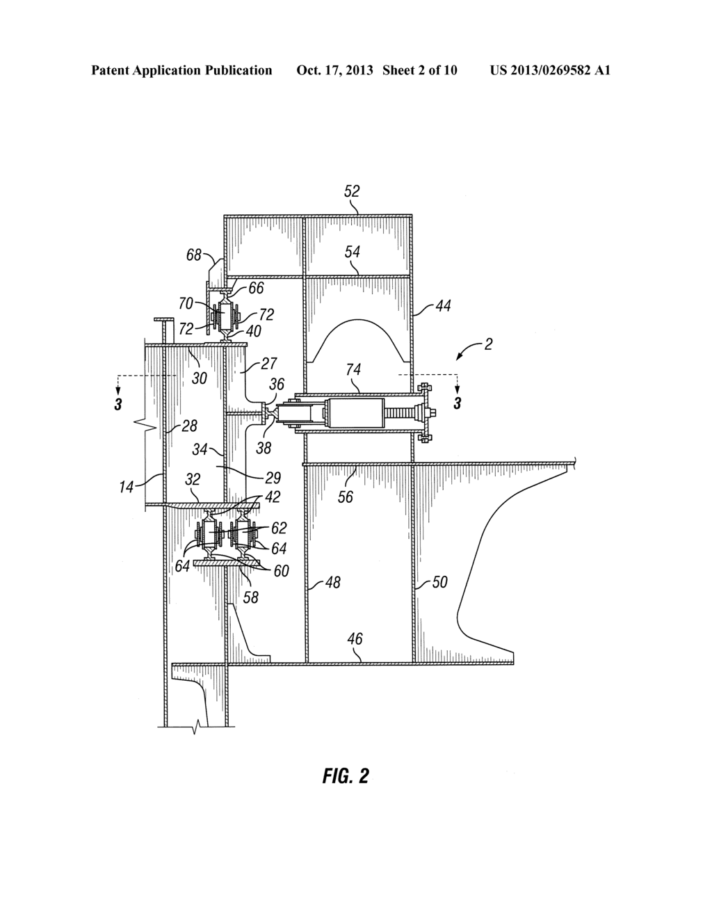 TURRET BEARING STRUCTURE FOR VESSELS - diagram, schematic, and image 03