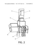 BOAT DOCKING APPARATUS THAT MAINTAINS BOAT AWAY FROM SHALLOW WATERS diagram and image