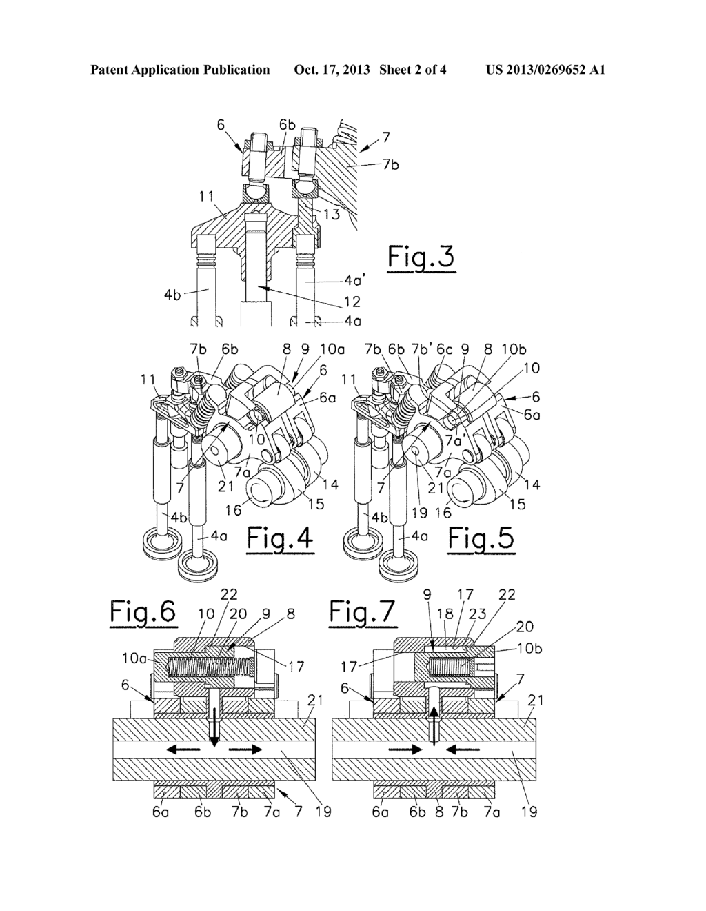 FOUR-STROKE INTERNAL COMBUSTION ENGINE COMPRISING AN ENGINE BRAKE - diagram, schematic, and image 03