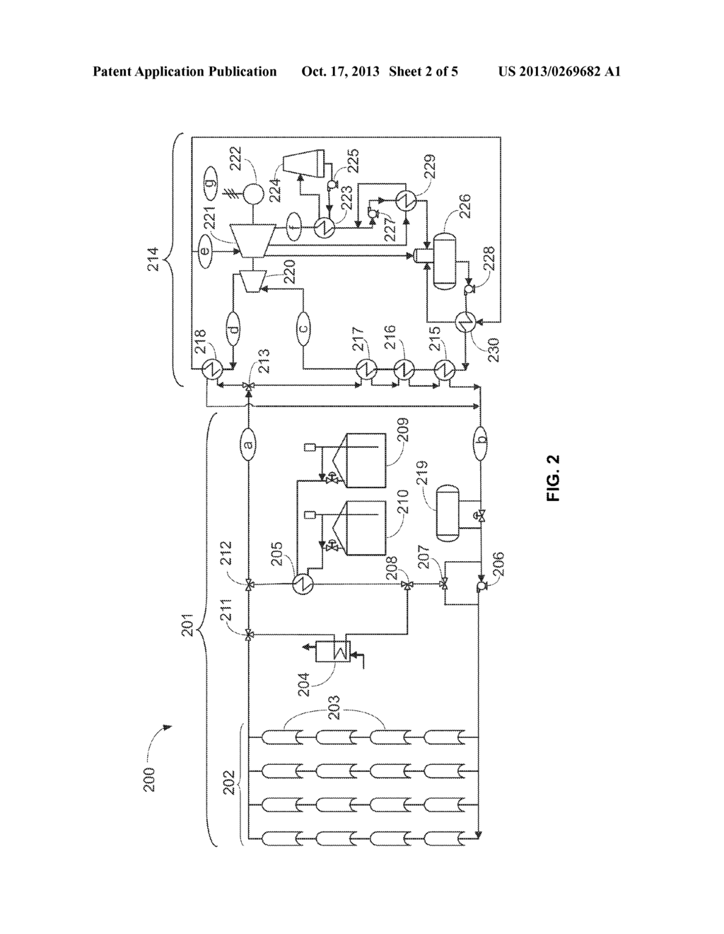 Process for Producing Superheated Steam from a Concentrating Solar Power     Plant - diagram, schematic, and image 03