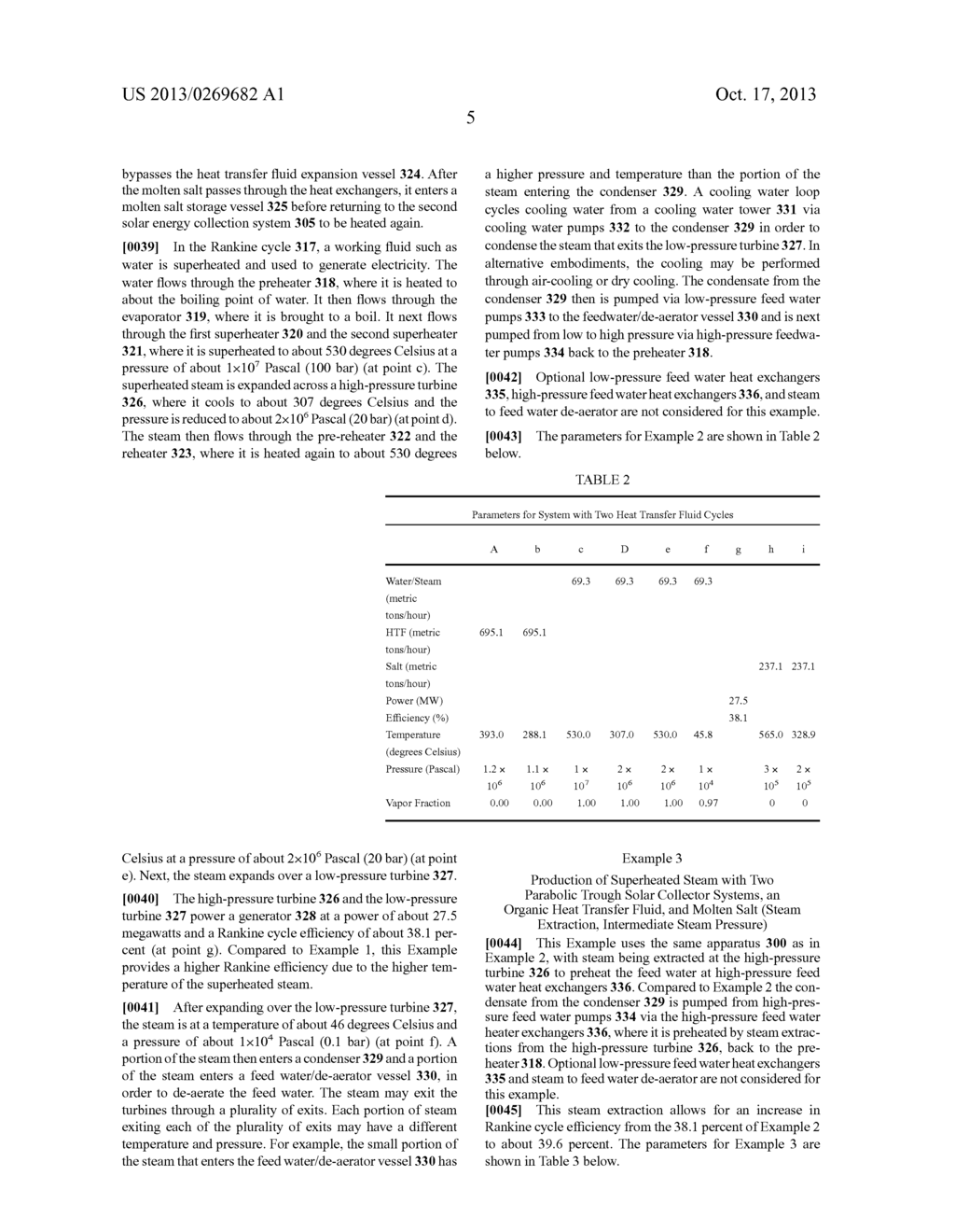 Process for Producing Superheated Steam from a Concentrating Solar Power     Plant - diagram, schematic, and image 11