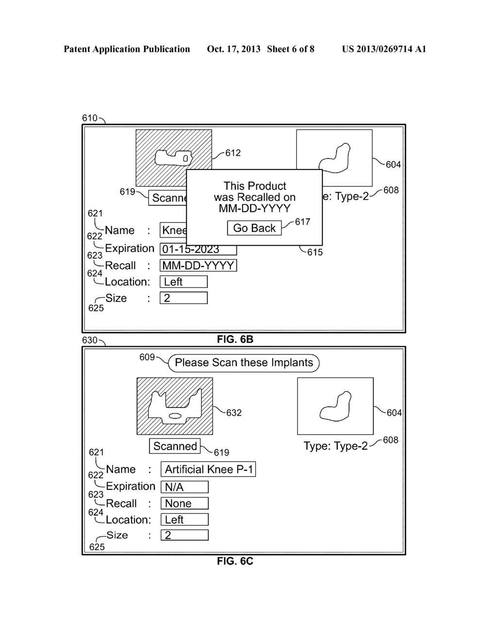 SYSTEMS AND METHODS FOR DETERMINING SUITABILITY OF A MECHANICAL IMPLANT     FOR A MEDICAL PROCEDURE - diagram, schematic, and image 07