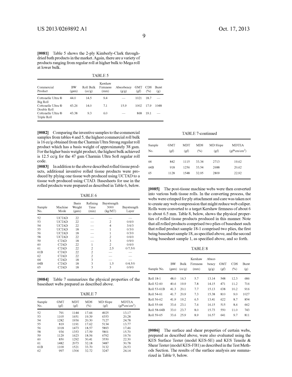 HIGH BULK ROLLED TISSUE PRODUCTS - diagram, schematic, and image 12