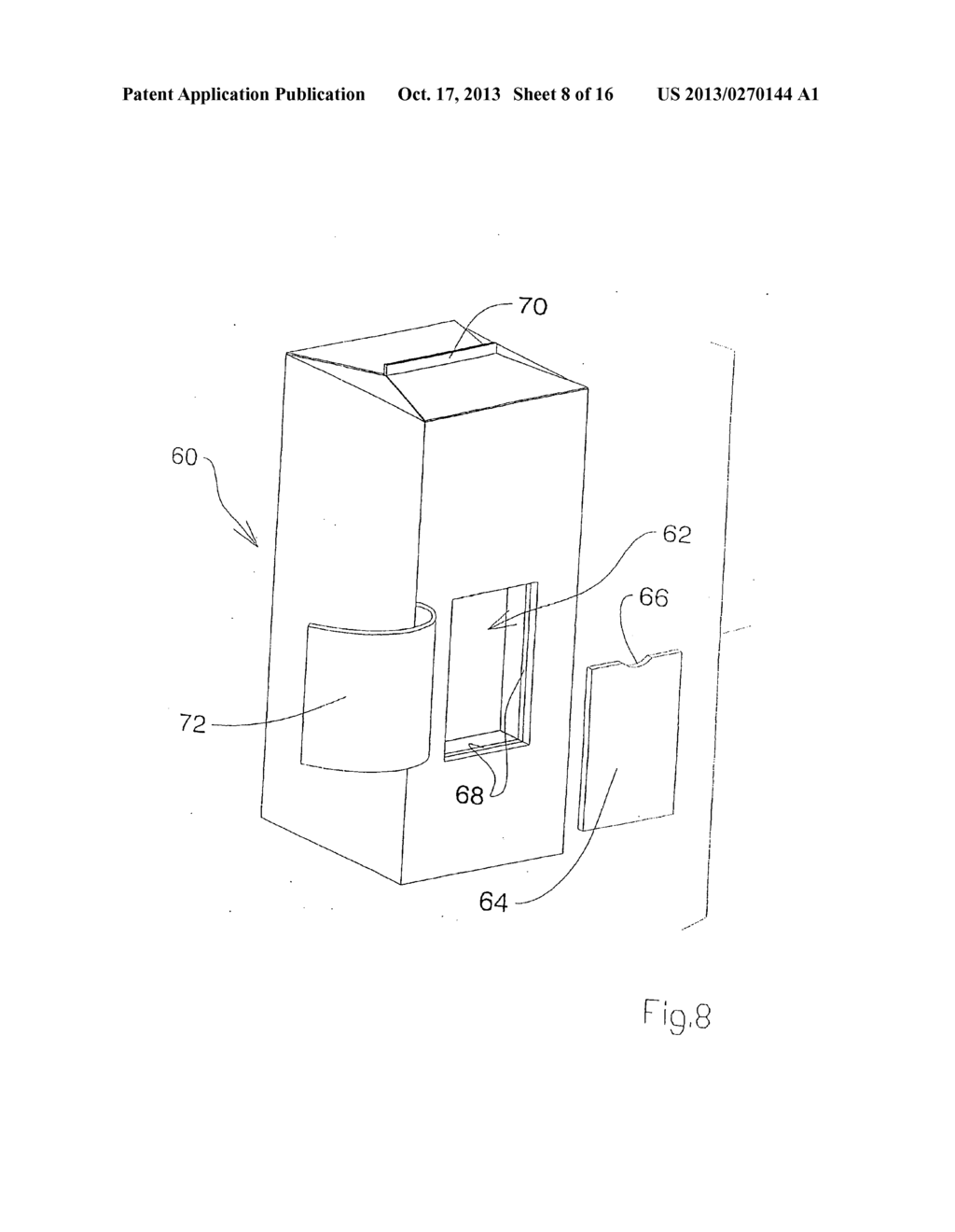 Beverage bottle with resealable storage compartment - diagram, schematic, and image 09