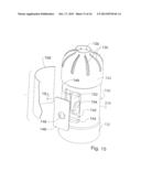 Beverage bottle with resealable storage compartment diagram and image