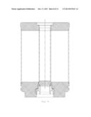 DISPOSABLE HORIZONTAL OR RADIAL FLOW TYPE CHROMATOGRAPHIC COLUMN diagram and image