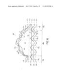 FIBROUS STRUCTURE FOR A PART MADE OF COMPOSITE MATERIAL HAVING ONE OR MORE     ARCHSHAPED PORTIONS diagram and image