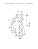FIBROUS STRUCTURE FOR A PART MADE OF COMPOSITE MATERIAL HAVING ONE OR MORE     ARCHSHAPED PORTIONS diagram and image