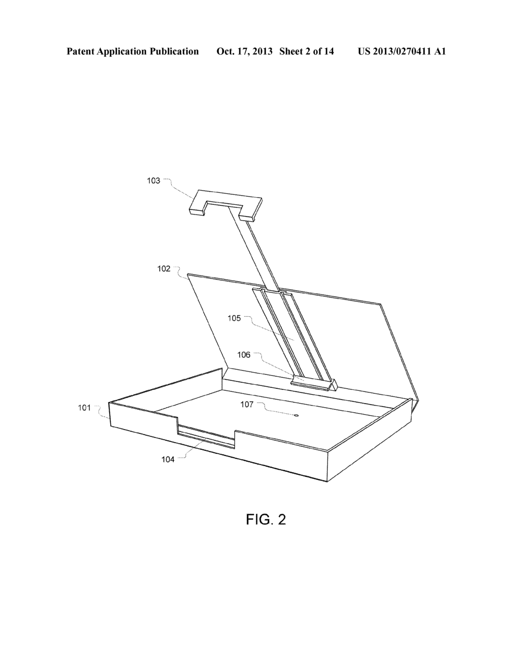 Portable Art Easel - diagram, schematic, and image 03