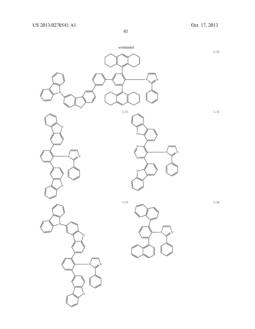 IMIDAZOLE COMPOUND PRODUCTION METHOD, IMIDAZOLE COMPOUND, IMIDAZOLE-BASED     COMPOUND, ORGANIC METAL COMPLEX, MATERIAL FOR ORGANIC ELECTROLUMINESCENT     ELEMENT, ORGANIC ELECTROLUMINESCENT ELEMENT, DISPLAY DEVICE, AND LIGHTING     DEVICE - diagram, schematic, and image 46