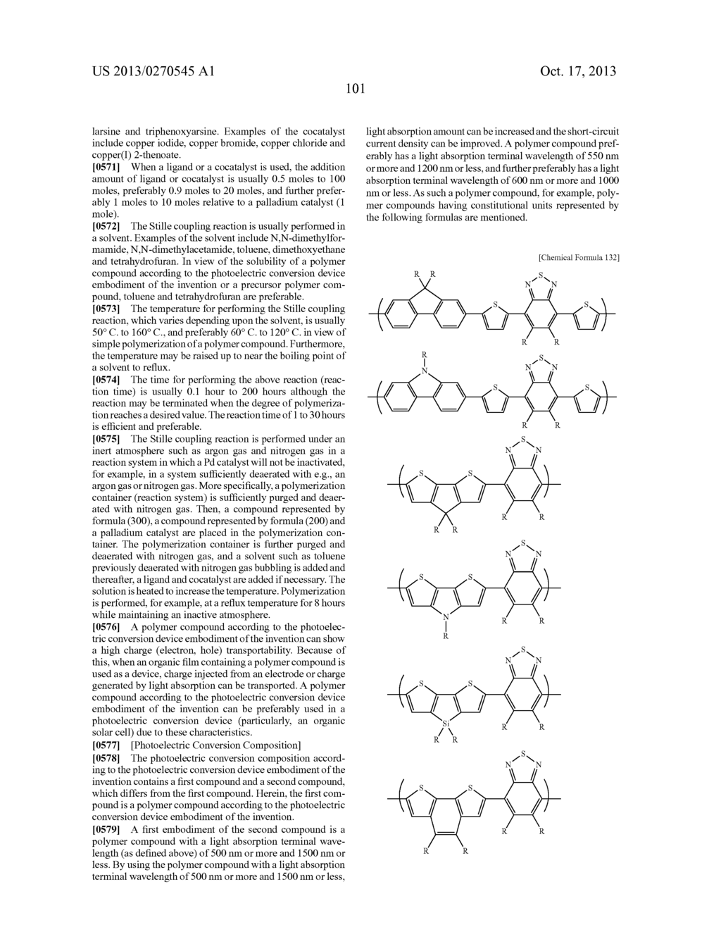 POLYMER COMPOUND HAVING CARBON CLUSTER STRUCTURE AND ORGANIC DEVICE USING     SAME - diagram, schematic, and image 107