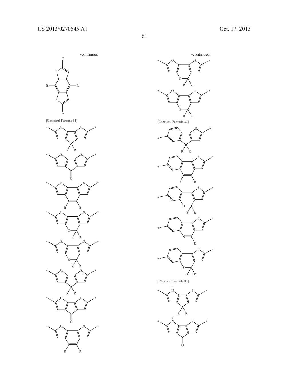 POLYMER COMPOUND HAVING CARBON CLUSTER STRUCTURE AND ORGANIC DEVICE USING     SAME - diagram, schematic, and image 67