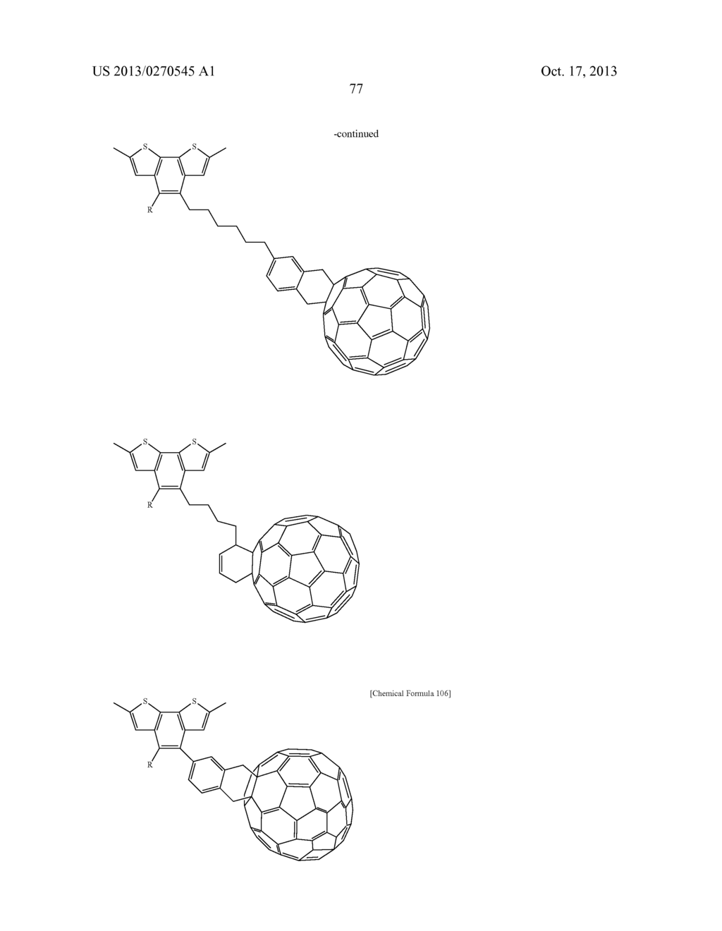 POLYMER COMPOUND HAVING CARBON CLUSTER STRUCTURE AND ORGANIC DEVICE USING     SAME - diagram, schematic, and image 83