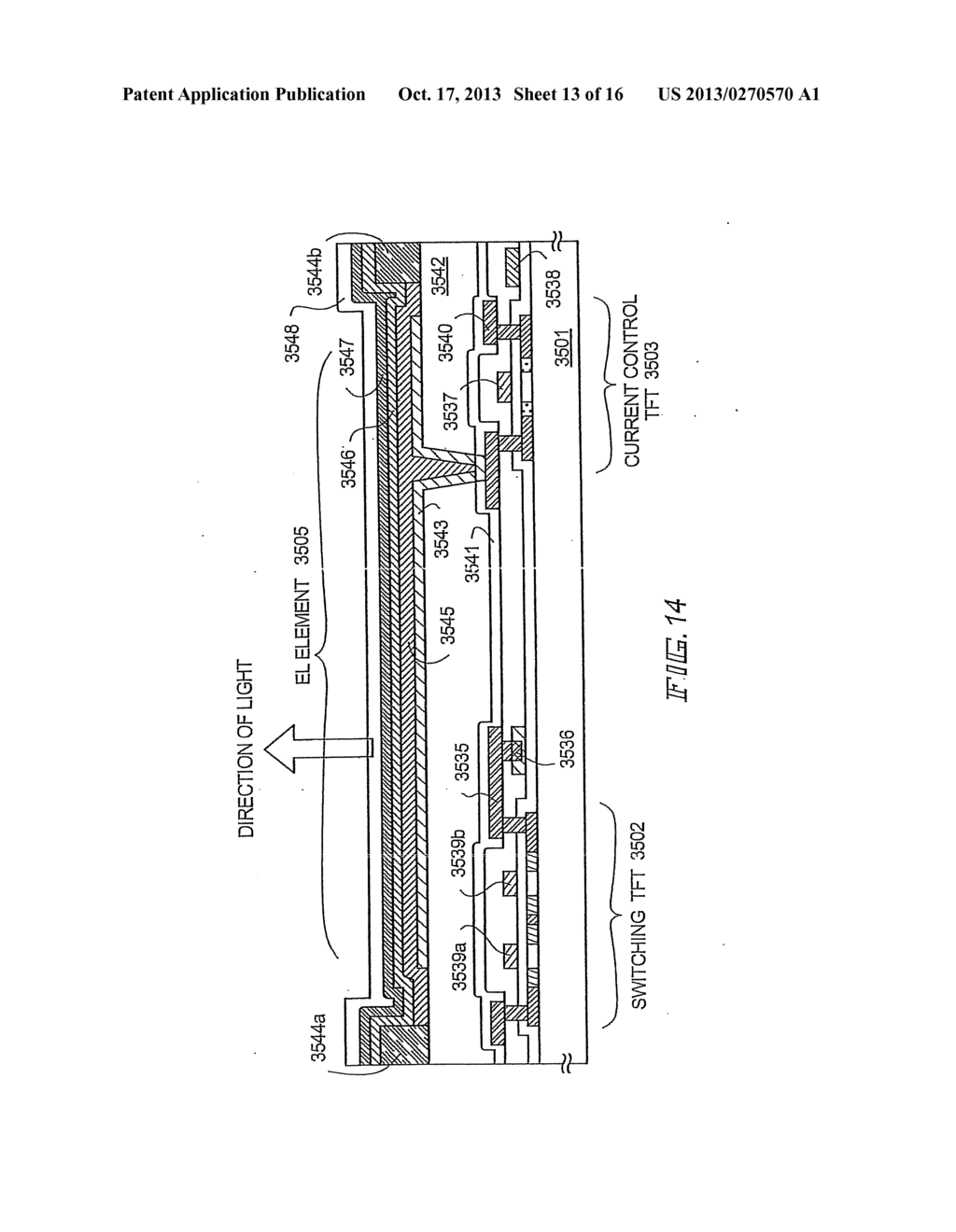 METHOD OF MANUFACTURING THIN FILM TRANSISTOR - diagram, schematic, and image 14