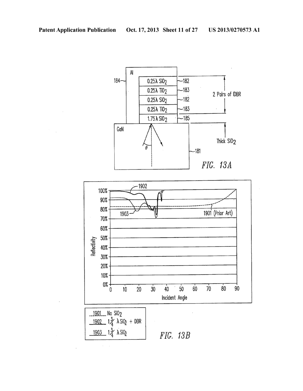 LEDs with Efficient Electrode Structures - diagram, schematic, and image 12