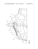 CROSS MEMBER ASSEMBLY, IN PARTICULAR A FLOOR CROSS MEMBER AND/OR A     FOOTWELL CROSS MEMBER ASSEMBLY, ON A VEHICLE BODY, IN PARTICULAR ON A     MOTOR VEHICLE BODY diagram and image