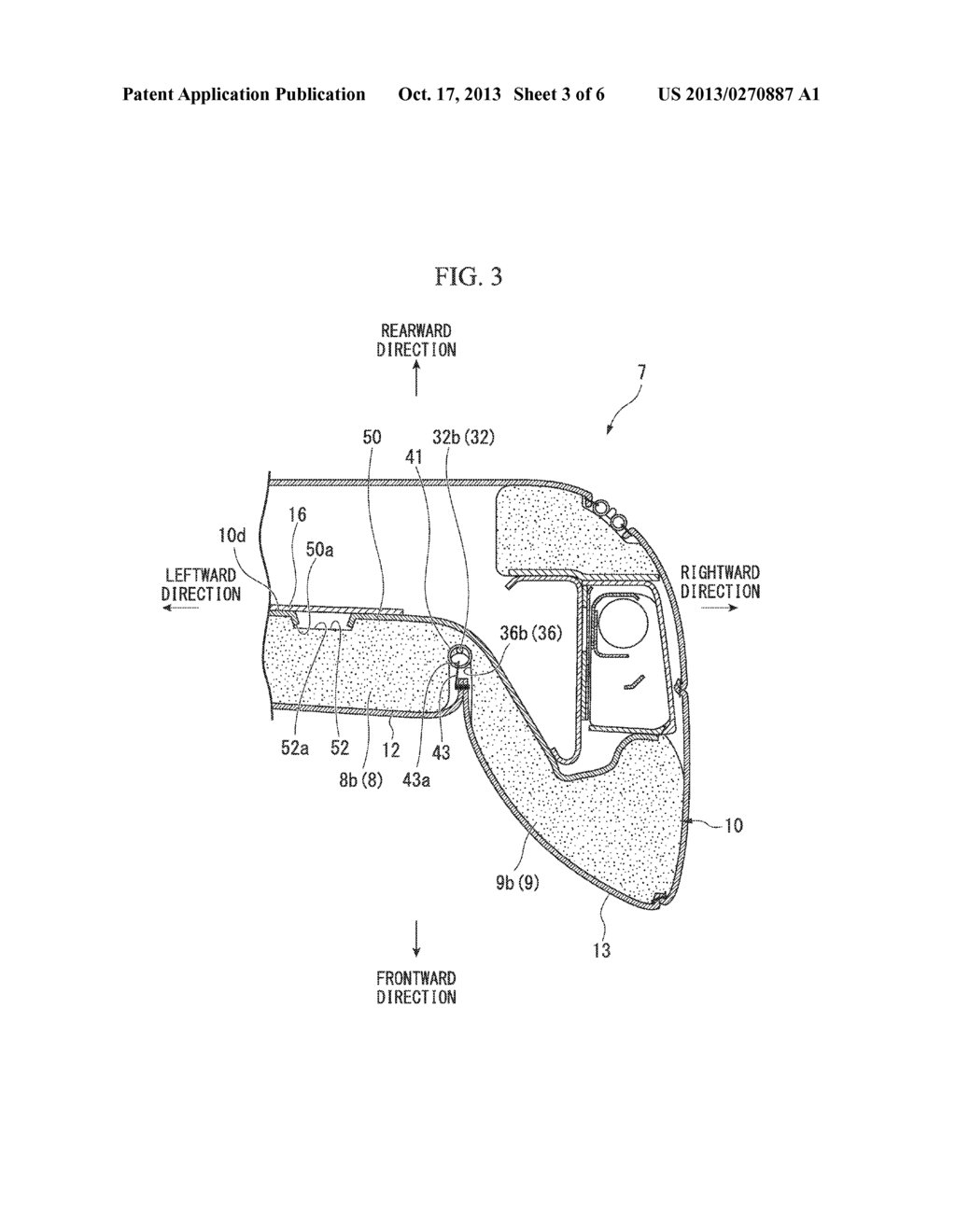 SEAT BACK STRUCTURE FOR VEHICLE - diagram, schematic, and image 04