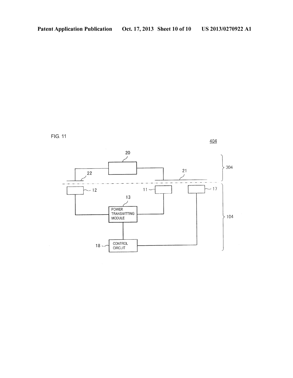 POWER TRANSMITTING DEVICE AND POWER TRANSMISSION SYSTEM - diagram, schematic, and image 11