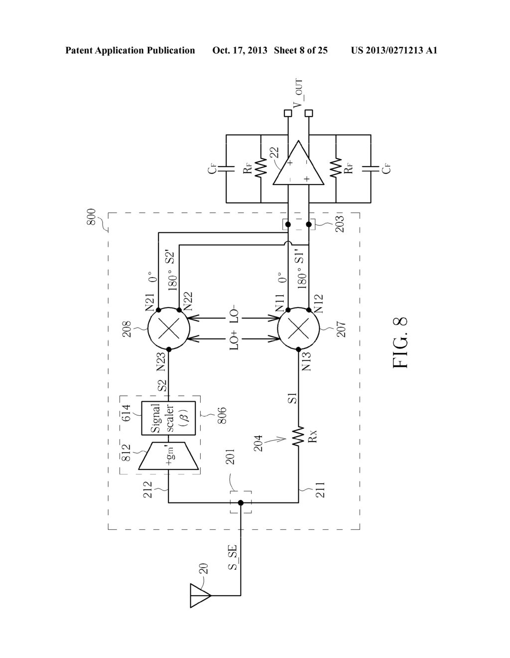 SIGNAL PROCESSING CIRCUIT WITH CIRCUIT INDUCED NOISE CANCELLATION - diagram, schematic, and image 09