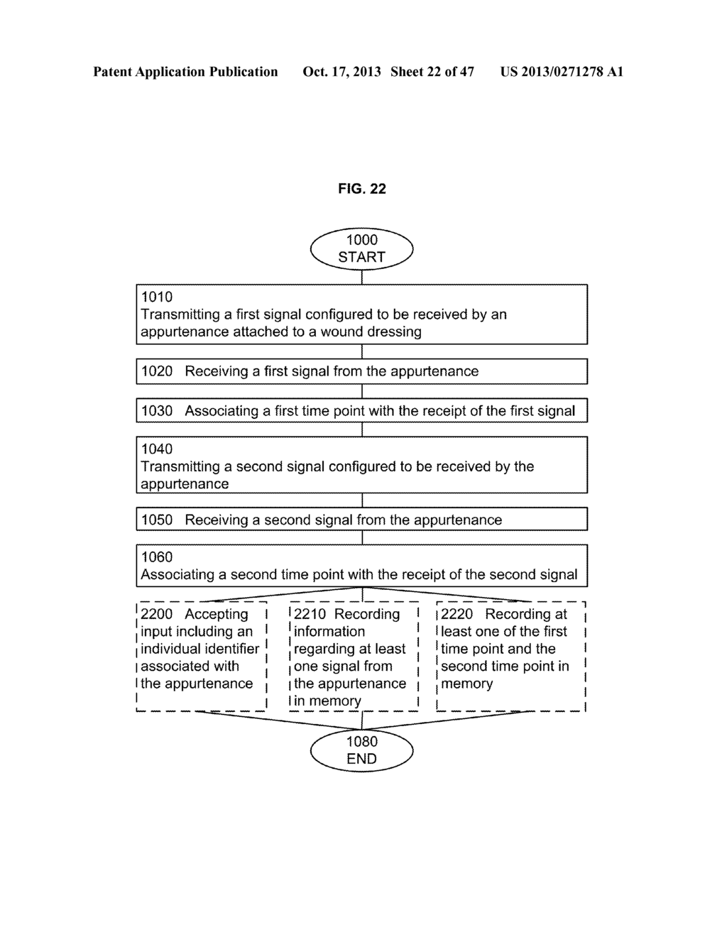 COMPUTATIONAL METHODS AND SYSTEMS FOR REPORTING INFORMATION REGARDING     APPURTENANCES TO WOUND DRESSINGS - diagram, schematic, and image 23