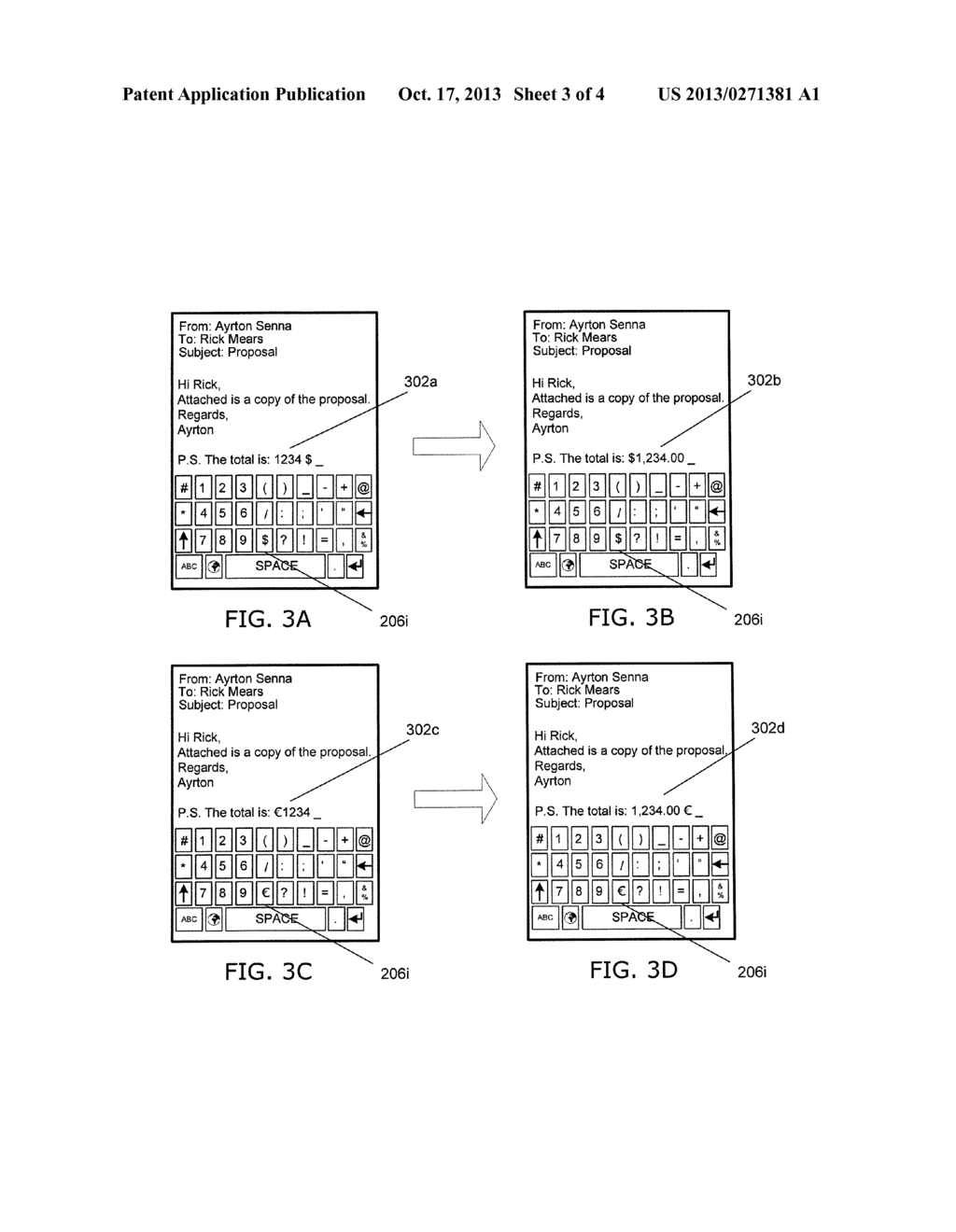 ELECTRONIC DEVICE AND METHOD FOR DYNAMICALLY FORMATTING MONETARY     EXPRESSIONS - diagram, schematic, and image 04